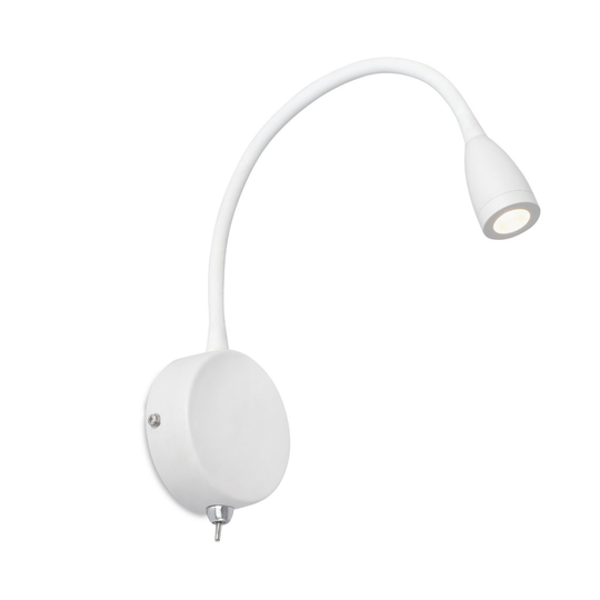 Loke LED vägglampa (Vit)