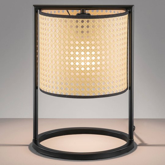 Bordslampa Tyler flätoptik, höjd 36 cm