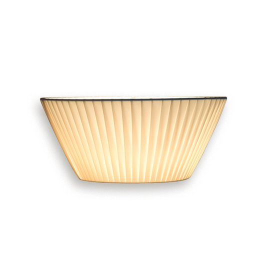 Graciös vägglampa Emma, bredd 30 cm beige
