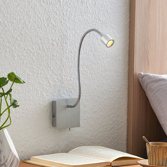 Lindby Anjalee LED-vägglampa, flexarm