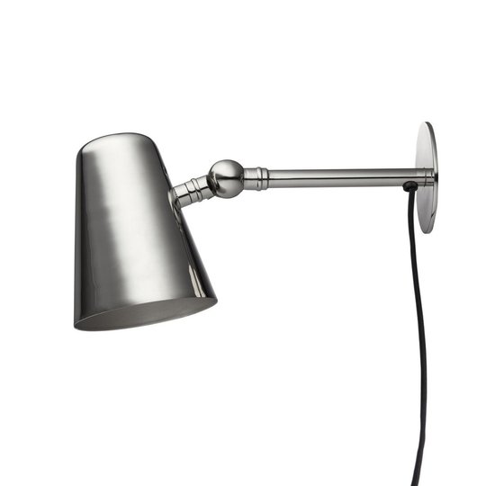 Vägglampa blank H. Skjalm P (Förkromad/blank)