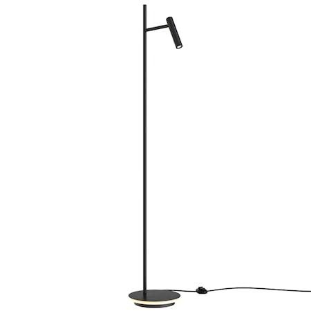 Estudo Golvlampa Svart