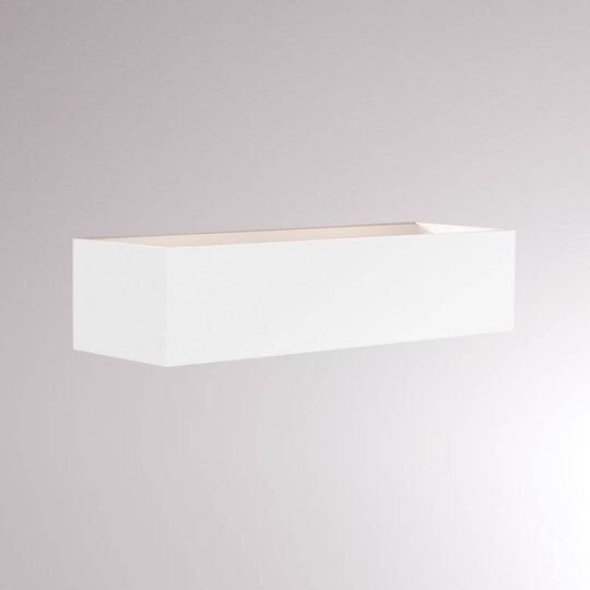 LOUM Foro LED-vägglampa 2 700 K bredd 30 cm vit