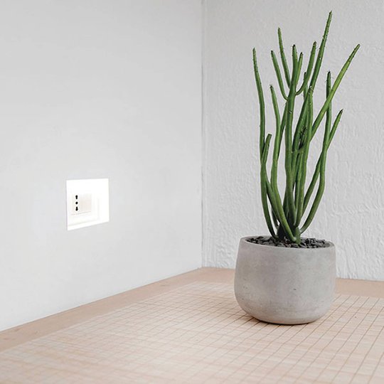 LED-vägginbyggnadslampa 4195A, 2 700 K