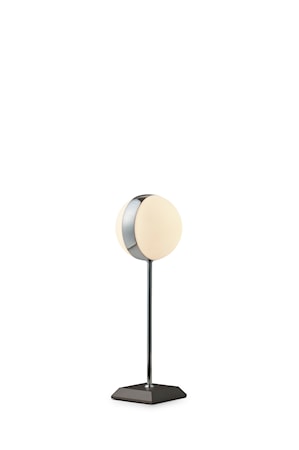 Circle Bordslampa Grå/Krom/Vit