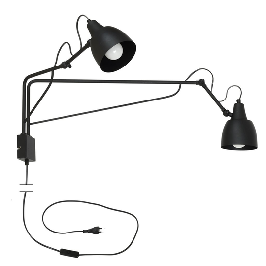 Soho vägglampa (Svart)