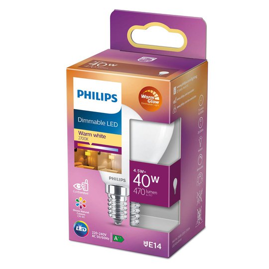 Philips LED Classic WarmGlow E14 P45 4,5 W matt