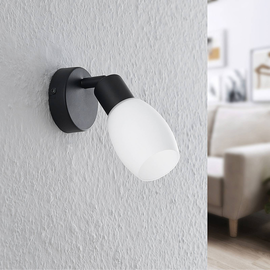 Lindby Ilmana LED-spotlight med glas, 1 lampa