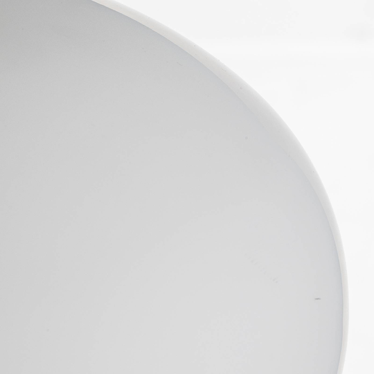 Puristisk hänglampa AIH, 28 cm, matt vit