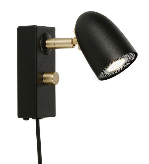 Radiell LED läslampa (Svart)