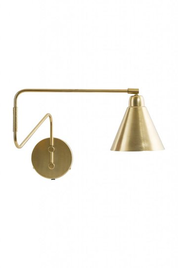 Game vägglampa (Mässing/guld)